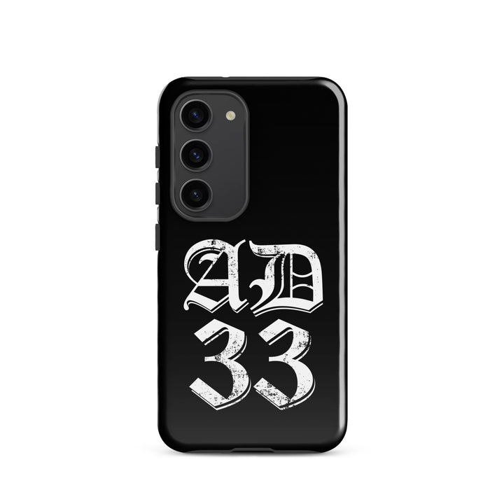 Christian Phone Case AD 33 Old English Black for Samsung® Samsung® Phone Cases Glossy Samsung Galaxy S23 