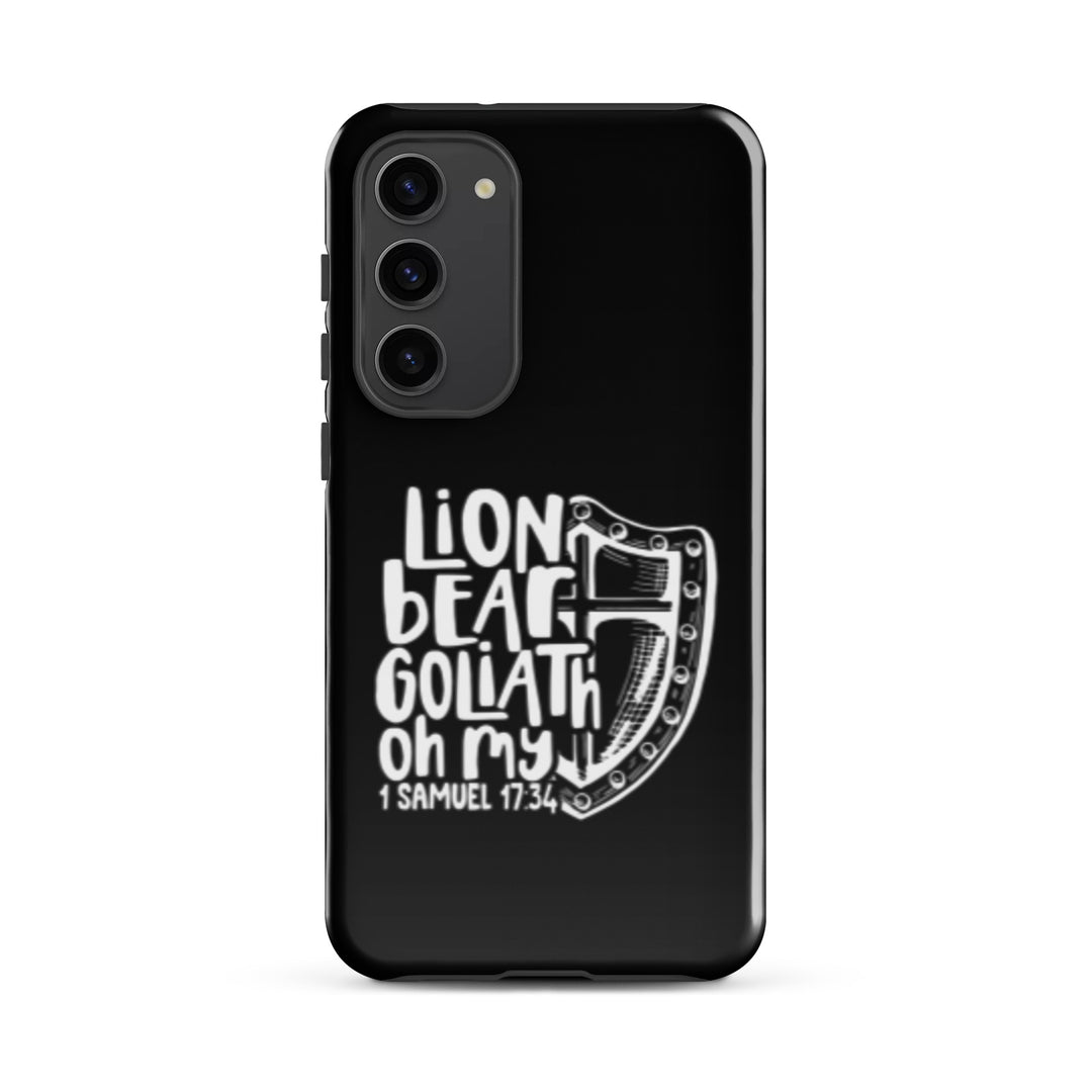 Christian Phone Case Lion Bear Goliath Oh My for Samsung® Samsung® Phone Cases Glossy Samsung Galaxy S23 Plus 