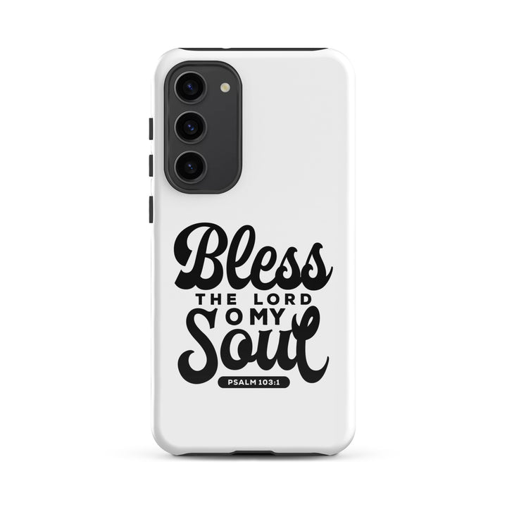 Christian Phone Case Bless The Lord for Samsung® Samsung® Phone Cases Glossy Samsung Galaxy S23 Plus 