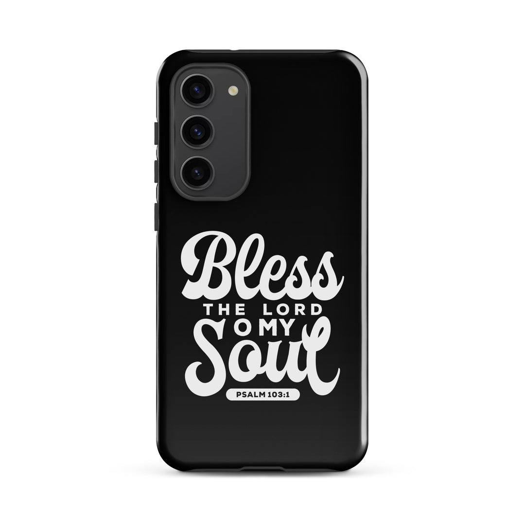 Christian Phone Case Bless The Lord for Samsung® Samsung® Phone Cases Glossy Samsung Galaxy S23 Plus 