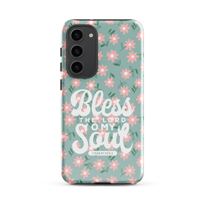 Christian Phone Case Bless The Lord Daisy for Samsung® Samsung® Phone Cases Glossy Samsung Galaxy S23 Plus 