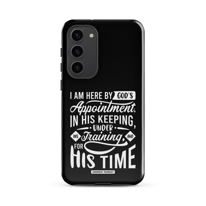 Christian Phone Case His Time Black for Samsung® Samsung® Phone Cases Glossy Samsung Galaxy S23 Plus 