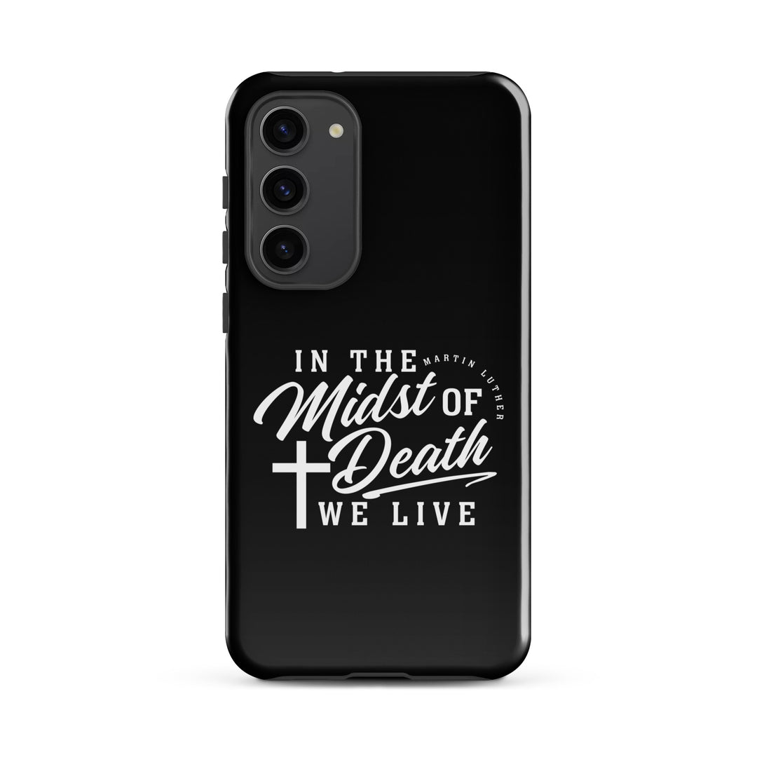 Christian Phone Case Midst of Death Black for Samsung® Samsung® Phone Cases Glossy Samsung Galaxy S23 Plus 