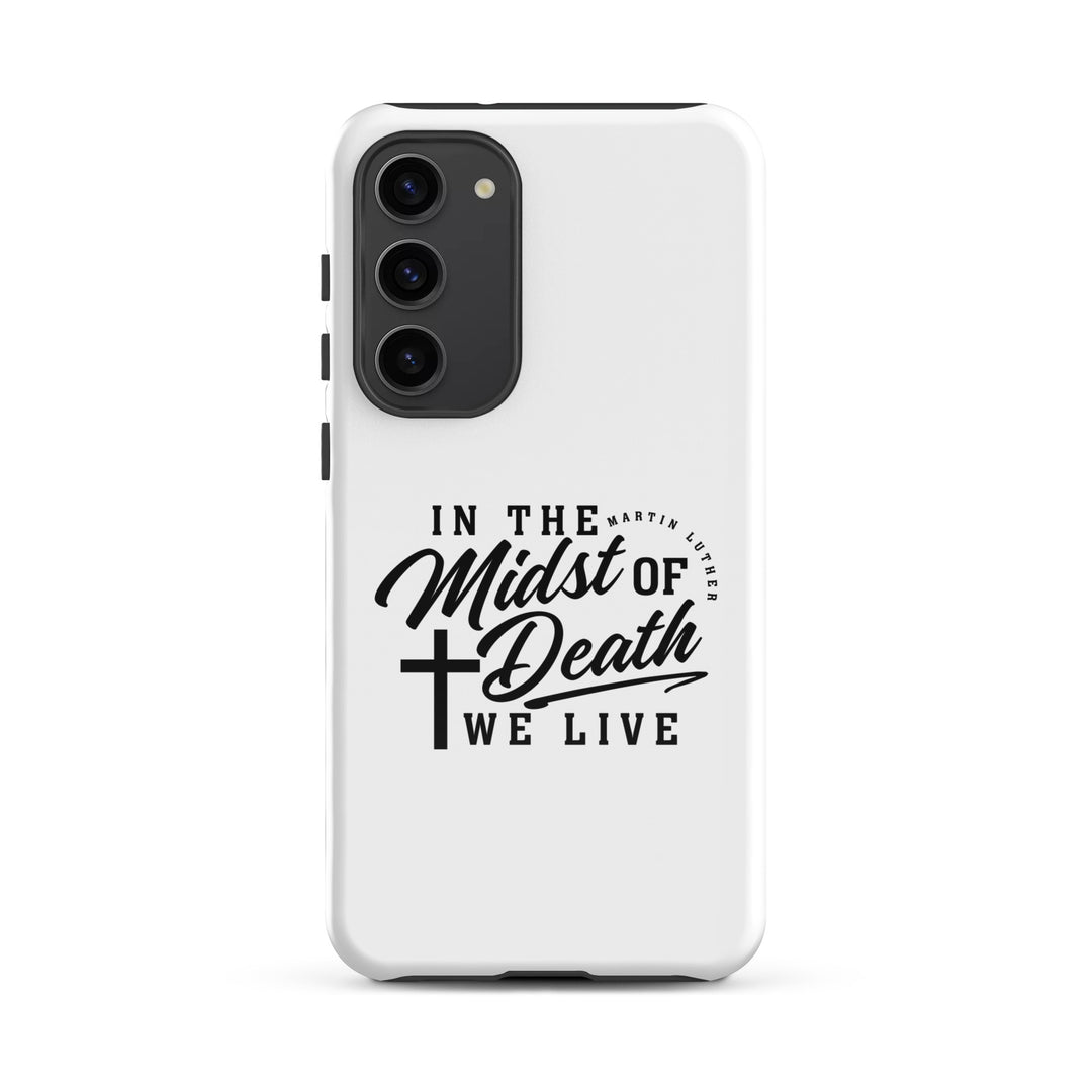 Christian Phone Case Midst of Death White for Samsung® Samsung® Phone Cases Glossy Samsung Galaxy S23 Plus 