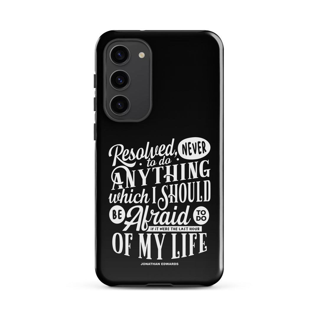 Christian Phone Case Last Hour Black for Samsung® Samsung® Phone Cases Glossy Samsung Galaxy S23 Plus 