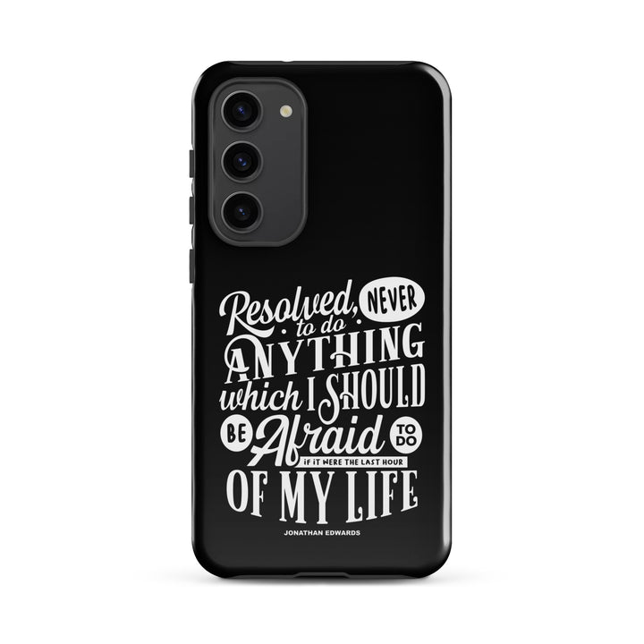 Christian Phone Case Last Hour Black for Samsung® Samsung® Phone Cases Glossy Samsung Galaxy S23 Plus 