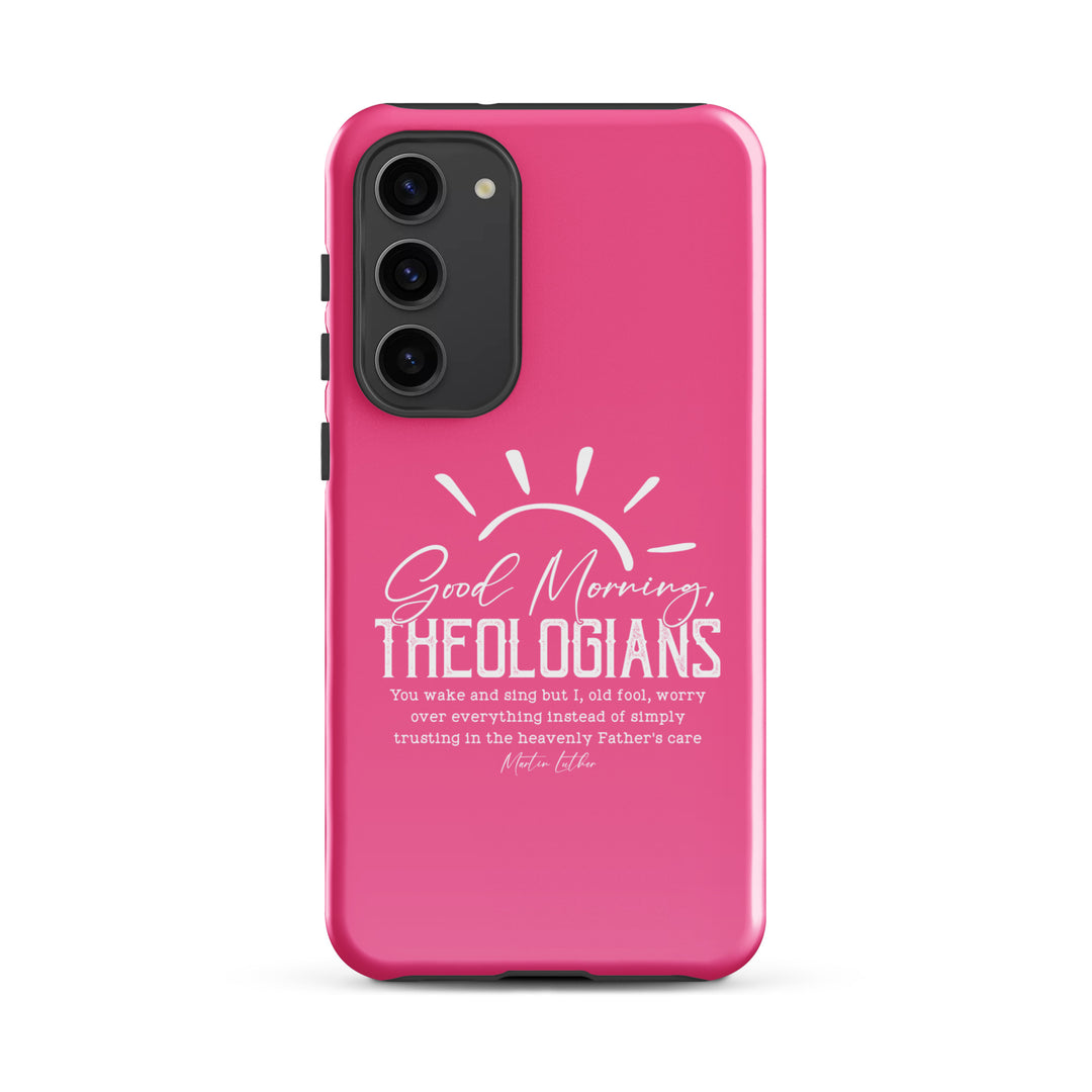 Christian Phone Case Luther's Theologians Pink for Samsung® Samsung® Phone Cases Glossy Samsung Galaxy S23 Plus 