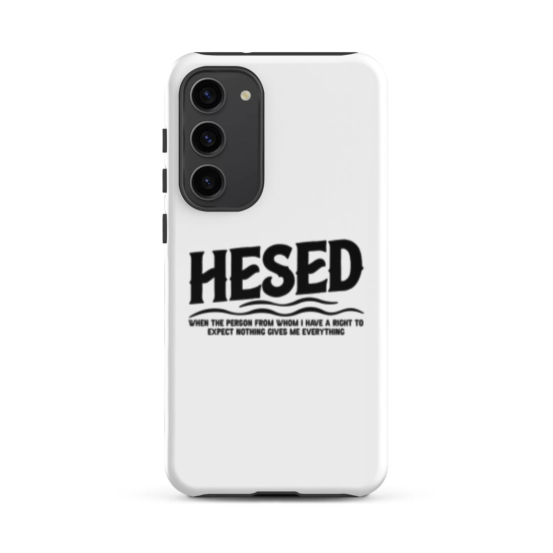 Christian Phone Case Hesed Everything White for Samsung® Samsung® Phone Cases Glossy Samsung Galaxy S23 Plus 