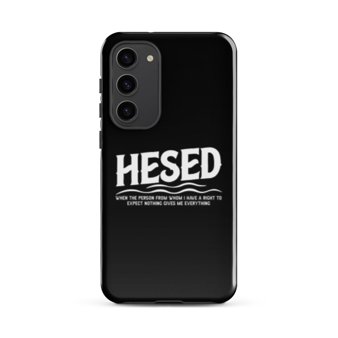 Christian Phone Case Hesed Everything Black  for Samsung® Samsung® Phone Cases Glossy Samsung Galaxy S23 Plus 