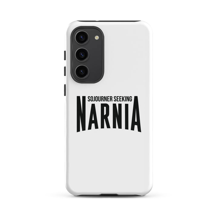 Christian Phone Case Sojourner Seeking Narnia White for Samsung® Samsung® Phone Cases Glossy Samsung Galaxy S23 Plus 