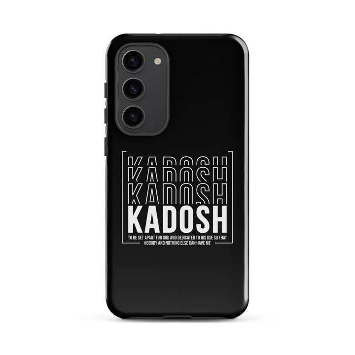 Christian Phone Case Kadosh Dedicated To His Use Black for Samsung® Samsung® Phone Cases Glossy Samsung Galaxy S23 Plus 