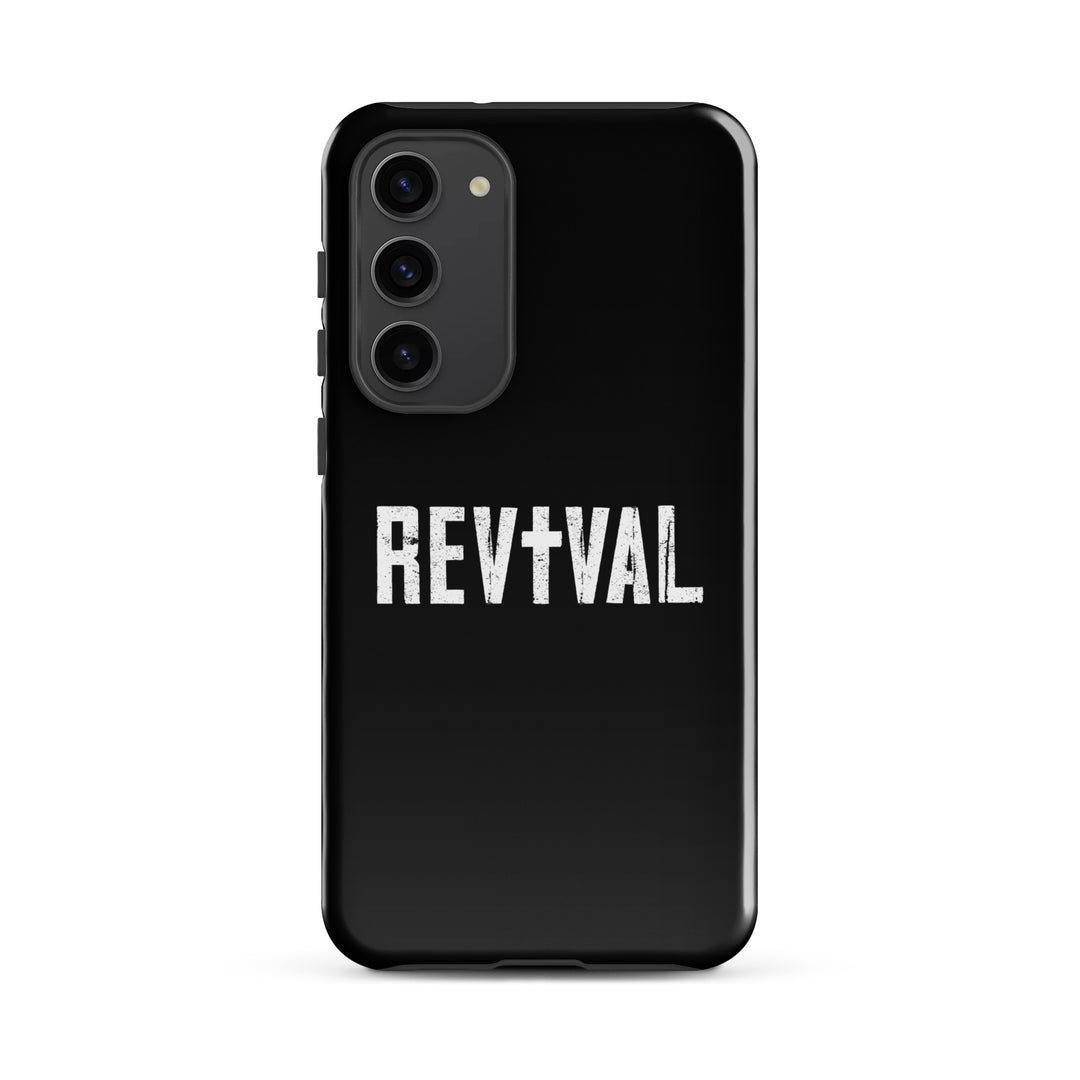 Christian Phone Case Revival Black for Samsung® Samsung® Phone Cases Glossy Samsung Galaxy S23 Plus 