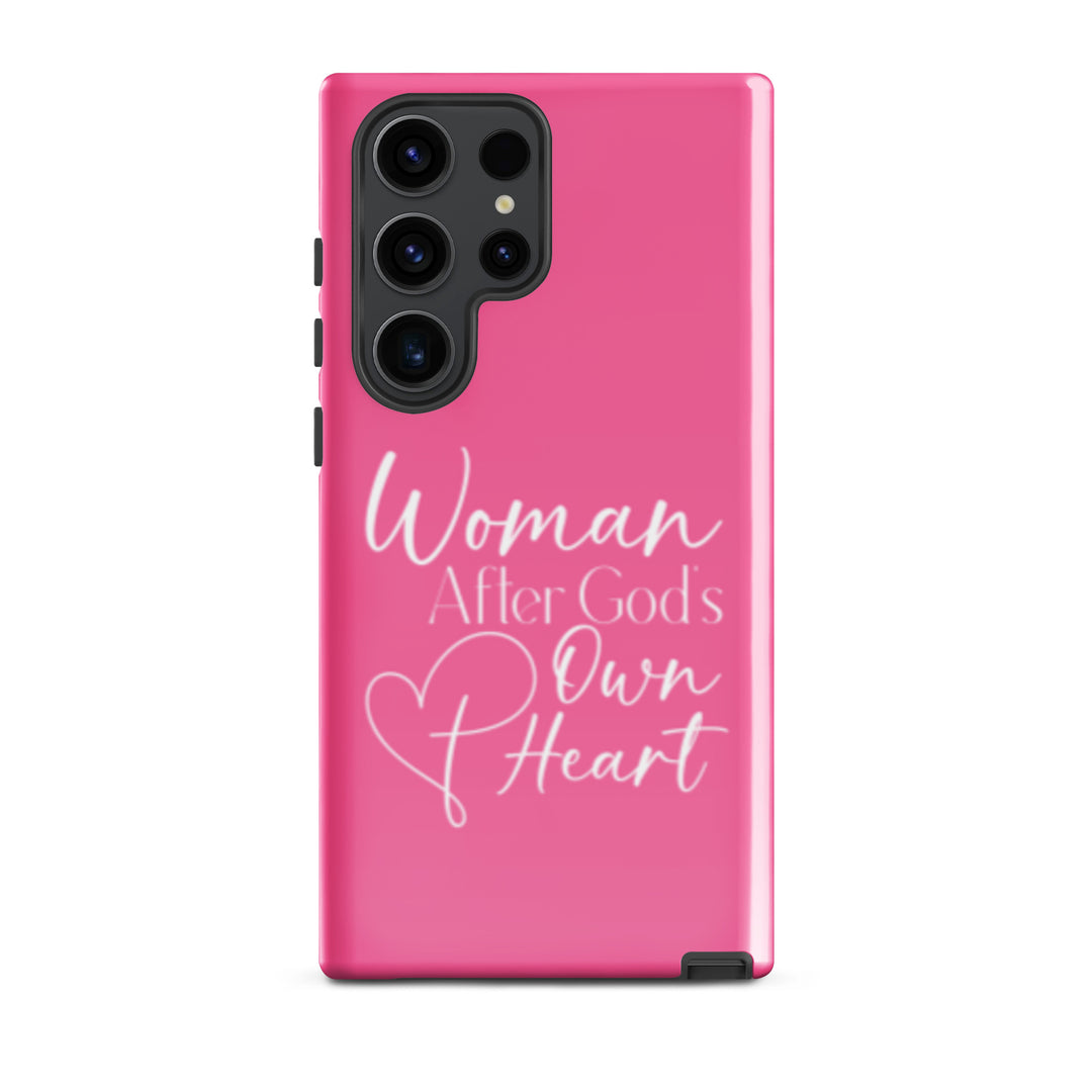 Christian Phone Case Woman After God's Heart for Samsung® Samsung® Phone Cases Glossy Samsung Galaxy S23 Ultra 