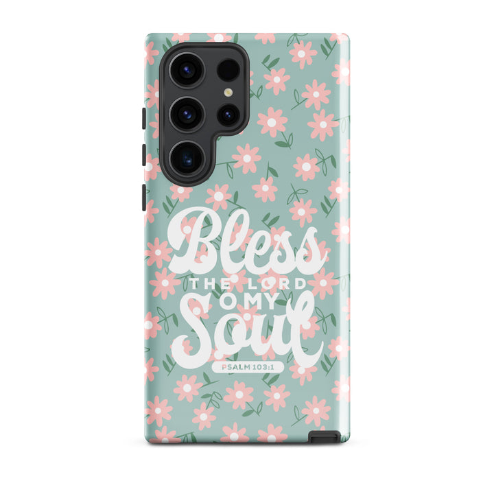 Christian Phone Case Bless The Lord Daisy for Samsung® Samsung® Phone Cases Glossy Samsung Galaxy S23 Ultra 