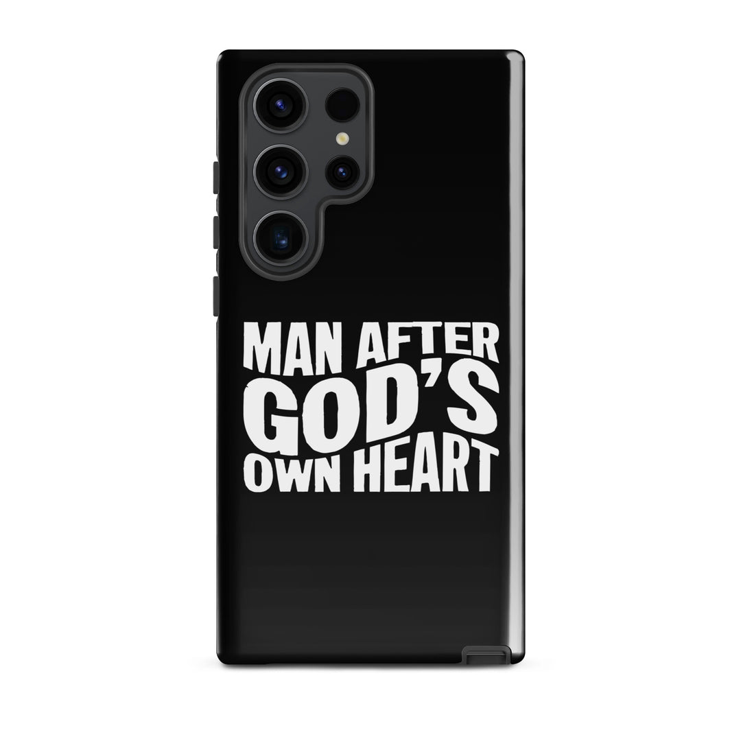 Christian Phone Case Man After God's Heart for Samsung® Samsung® Phone Cases Glossy Samsung Galaxy S23 Ultra 