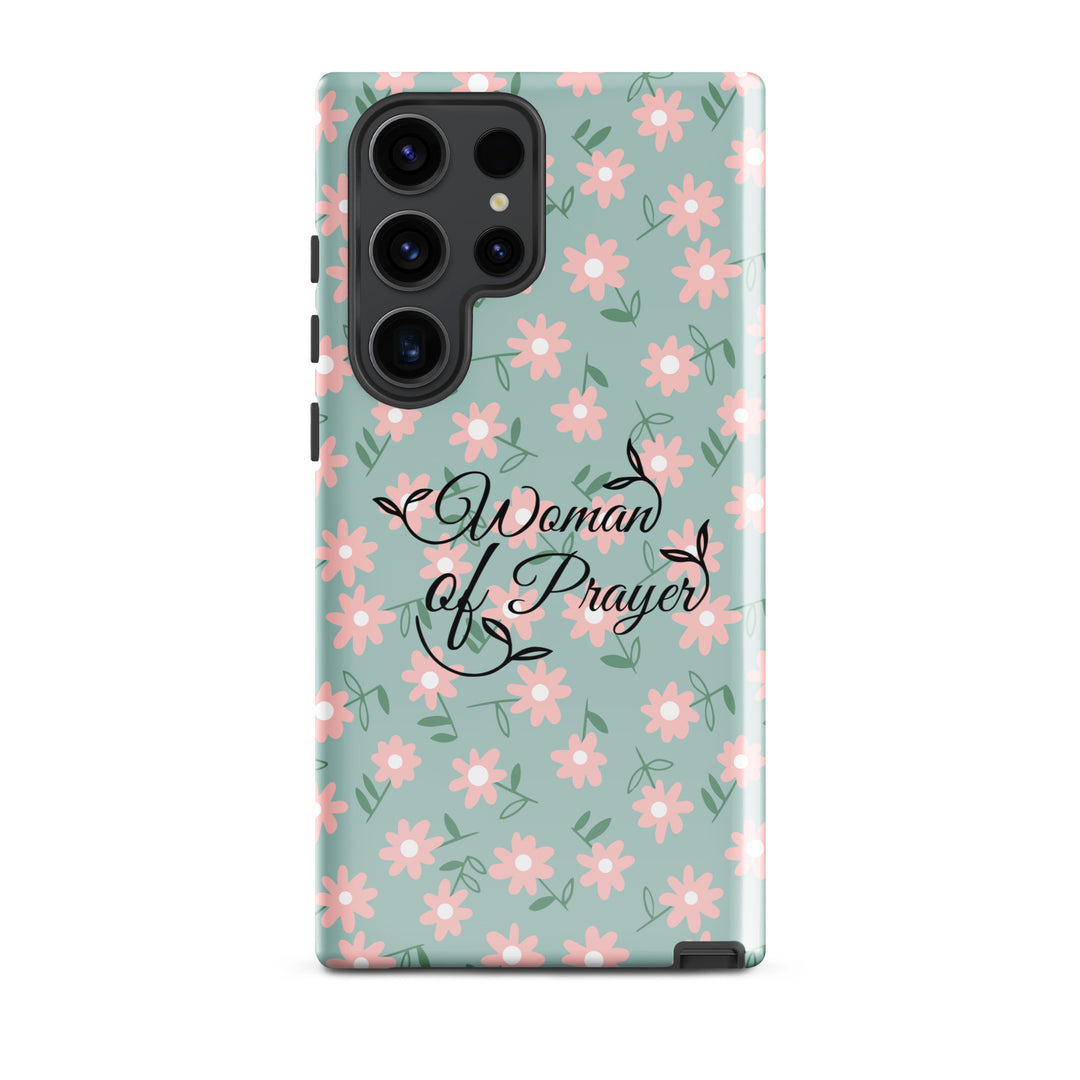 Christian Phone Case Woman of Prayer Daisy for Samsung® Samsung® Phone Cases Glossy Samsung Galaxy S23 Ultra 