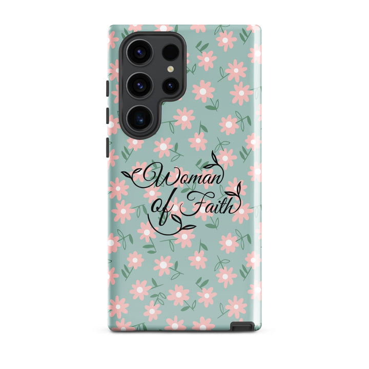 Christian Phone Case Woman of Faith Daisy for Samsung® Samsung® Phone Cases Glossy Samsung Galaxy S23 Ultra 