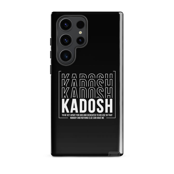 Christian Phone Case Kadosh Dedicated To His Use Black for Samsung® Samsung® Phone Cases Glossy Samsung Galaxy S23 Ultra 