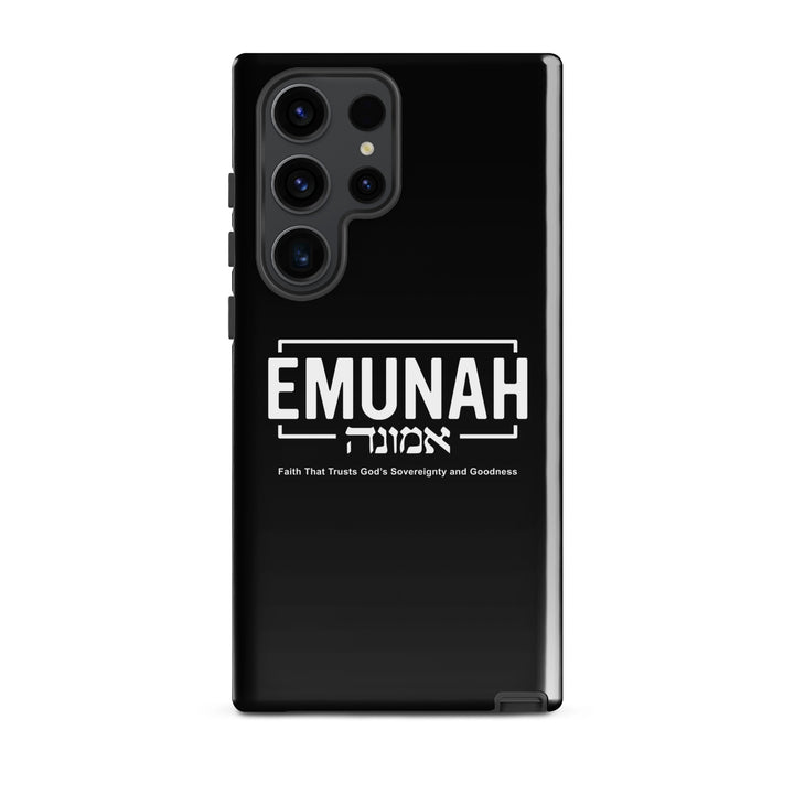 Christian Phone Case Emunah Faith That Trusts for Samsung® Samsung® Phone Cases Glossy Samsung Galaxy S23 Ultra 