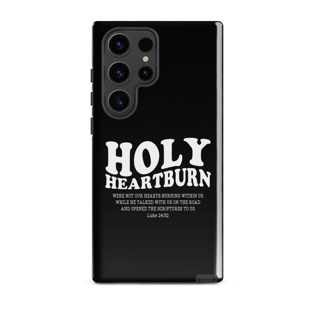 Christian Phone Case Holy Heartburn Black for Samsung® Samsung® Phone Cases Glossy Samsung Galaxy S23 Ultra 