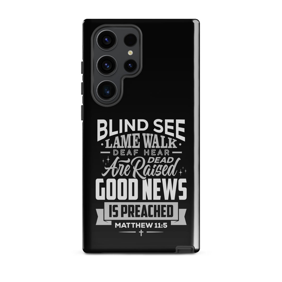 Christian Phone Case Go and Tell John Black for Samsung® Samsung® Phone Cases Glossy Samsung Galaxy S23 Ultra 