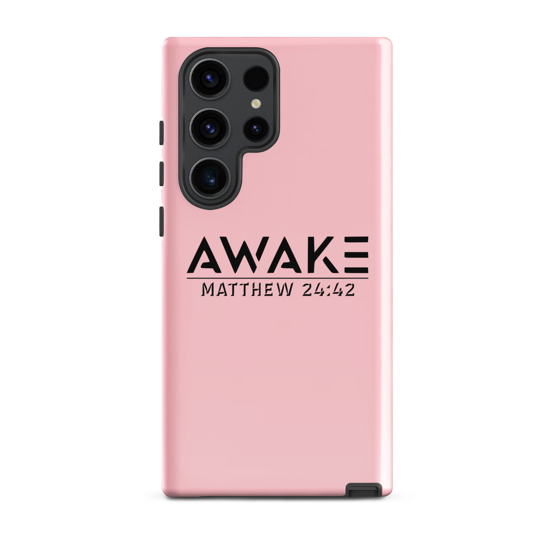 Christian Phone Case Awake  Pink for Samsung® Samsung® Phone Cases Glossy Samsung Galaxy S23 Ultra 