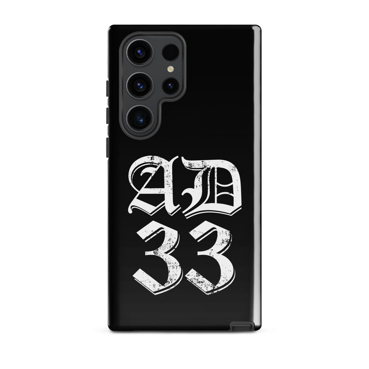 Christian Phone Case AD 33 Old English Black for Samsung® Samsung® Phone Cases Glossy Samsung Galaxy S23 Ultra 