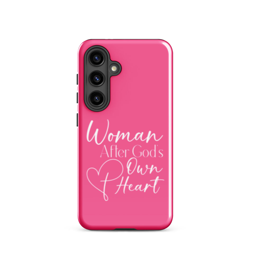 Christian Phone Case Woman After God's Heart for Samsung® Samsung® Phone Cases Glossy Samsung Galaxy S24 