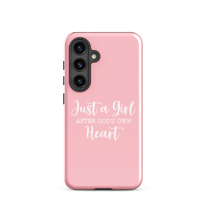 Christian Phone Case Girl After God's Heart for Samsung® Samsung® Phone Cases Glossy Samsung Galaxy S24 