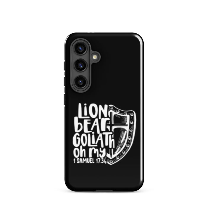 Christian Phone Case Lion Bear Goliath Oh My for Samsung® Samsung® Phone Cases Glossy Samsung Galaxy S24 