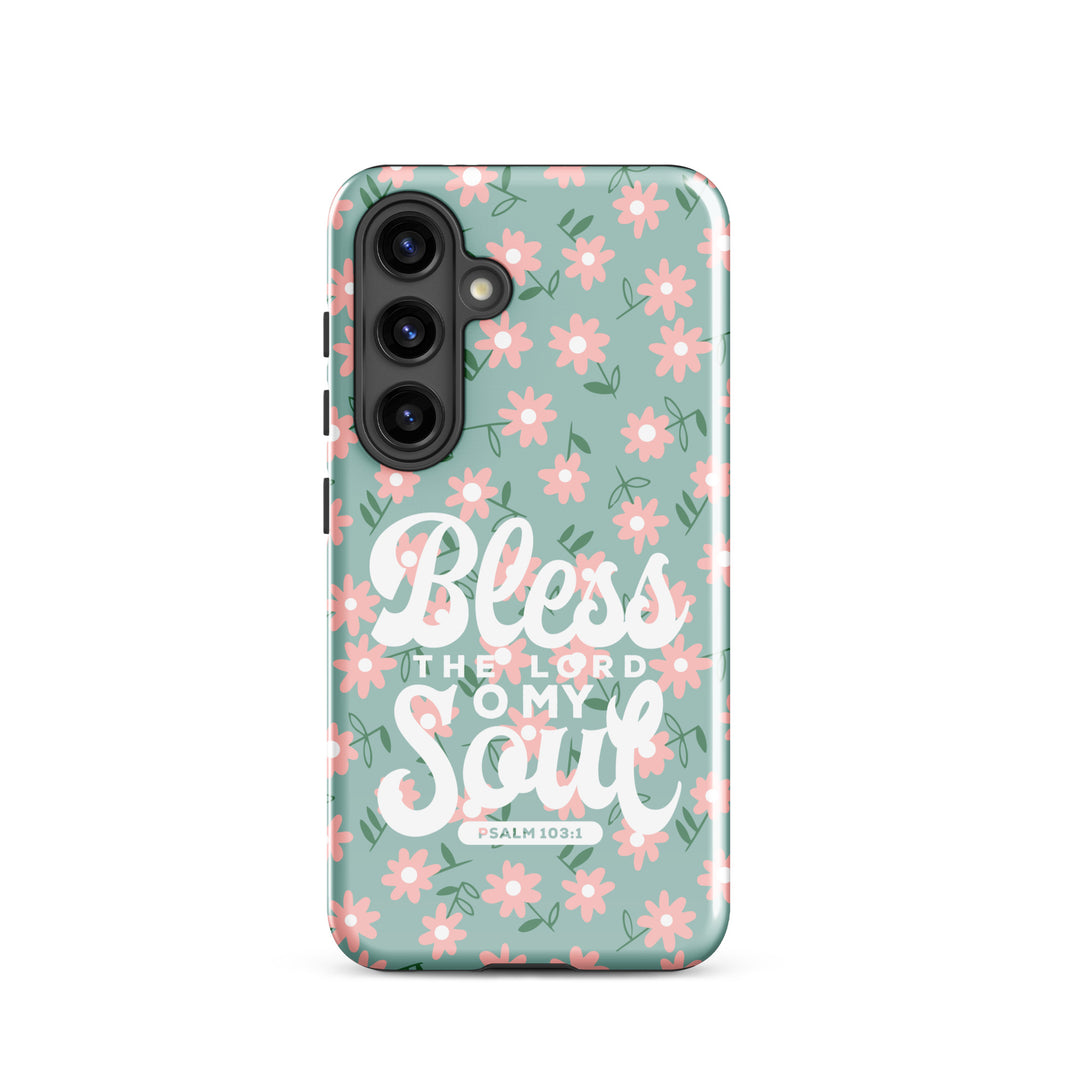 Christian Phone Case Bless The Lord Daisy for Samsung® Samsung® Phone Cases Glossy Samsung Galaxy S24 