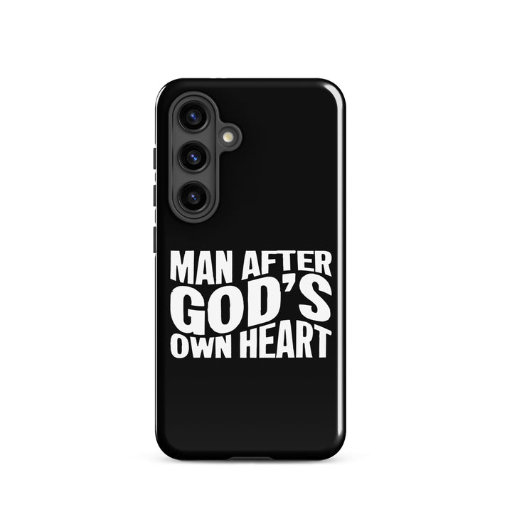 Christian Phone Case Man After God's Heart for Samsung® Samsung® Phone Cases Glossy Samsung Galaxy S24 