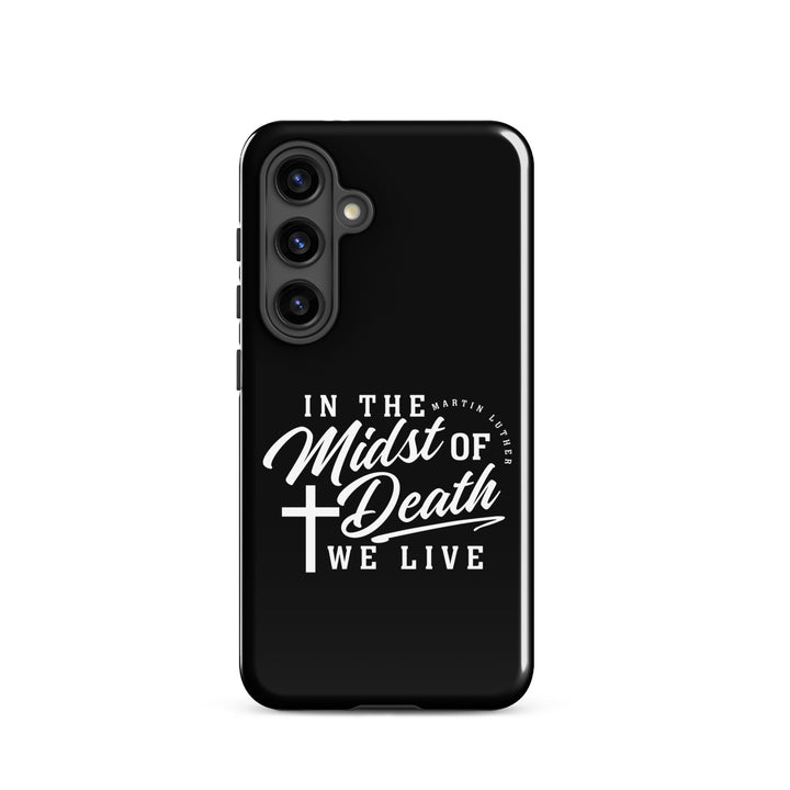 Christian Phone Case Midst of Death Black for Samsung® Samsung® Phone Cases Glossy Samsung Galaxy S24 