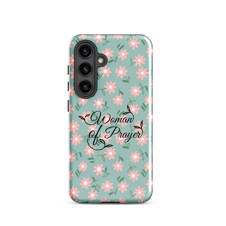 Christian Phone Case Woman of Prayer Daisy for Samsung® Samsung® Phone Cases Glossy Samsung Galaxy S24 