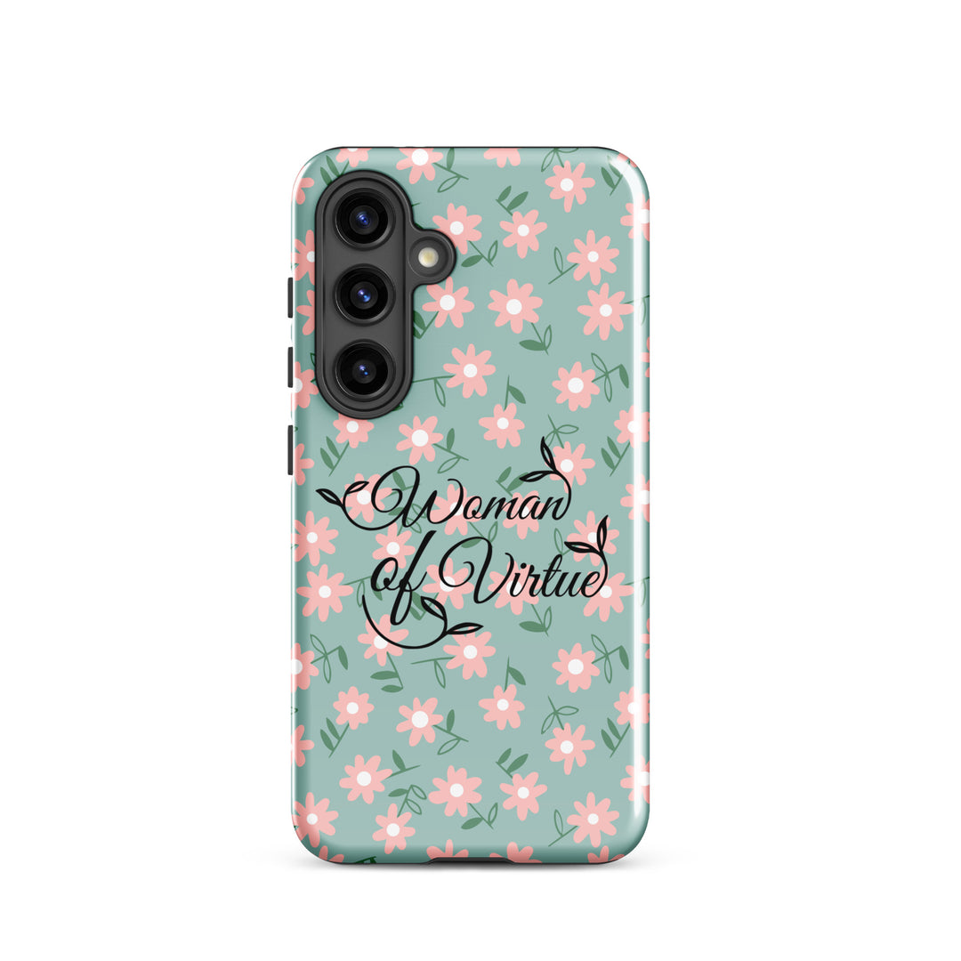 Christian Phone Case Woman of Virtue Daisy for Samsung® Samsung® Phone Cases Glossy Samsung Galaxy S24 