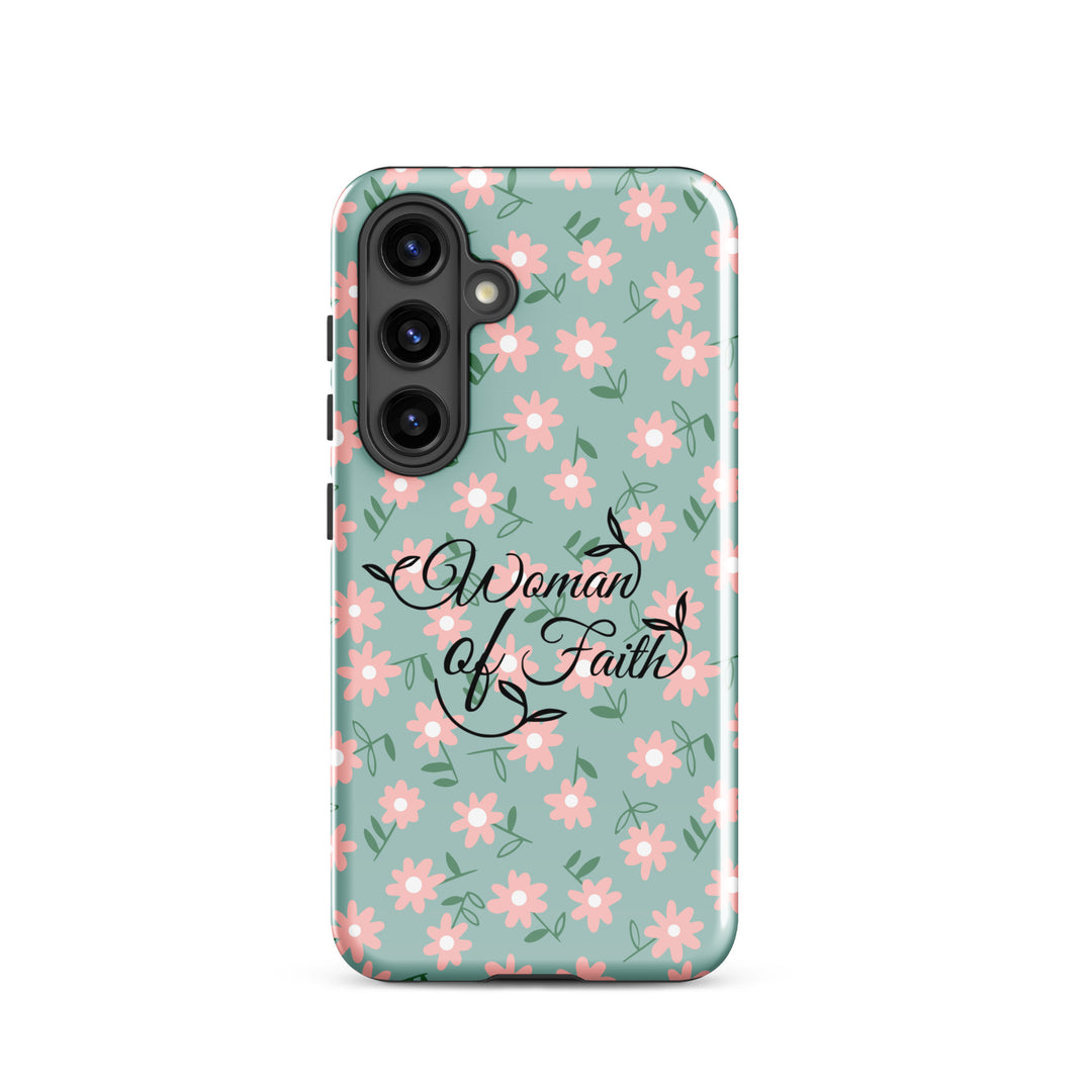 Christian Phone Case Woman of Faith Daisy for Samsung® Samsung® Phone Cases Glossy Samsung Galaxy S24 