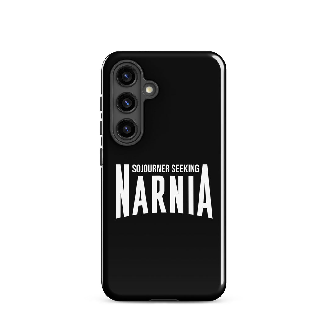 Christian Phone Case Sojourner Seeking Narnia Black for Samsung® Samsung® Phone Cases Glossy Samsung Galaxy S24 