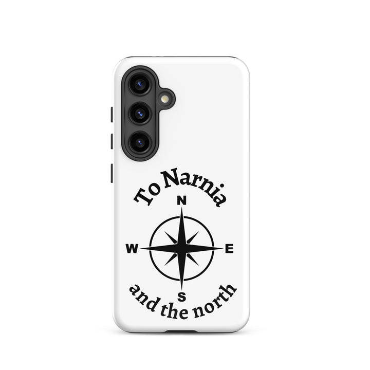 Christian Phone Case To Narnia White for Samsung® Samsung® Phone Cases Glossy Samsung Galaxy S24 