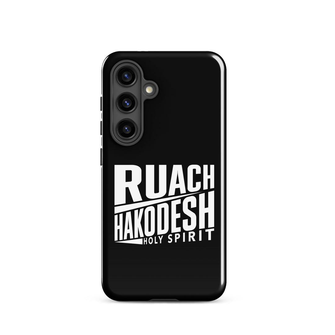 Christian Phone Case Ruach Hakodesh Holy Spirit Black for Samsung® Samsung® Phone Cases Glossy Samsung Galaxy S24 