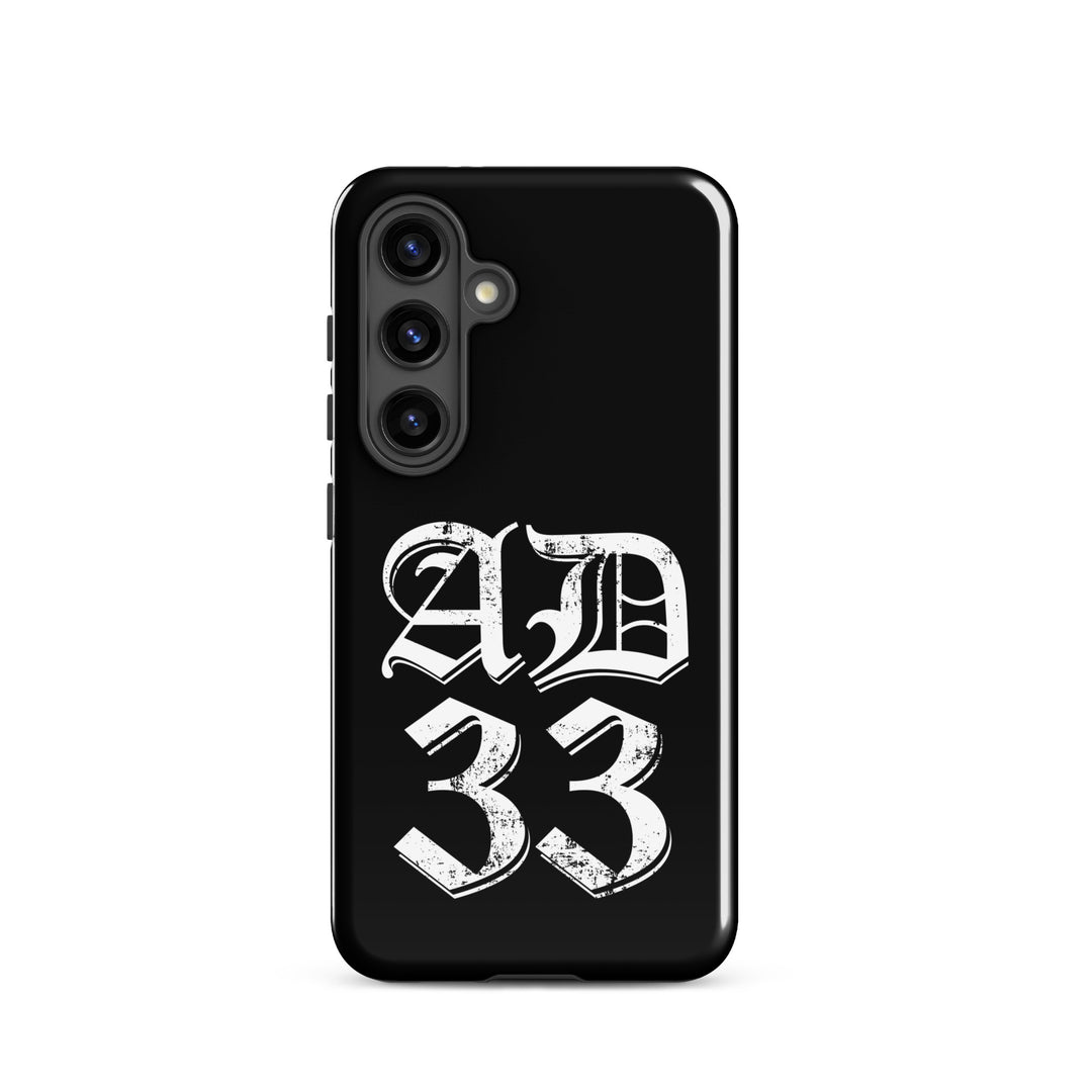 Christian Phone Case AD 33 Old English Black for Samsung® Samsung® Phone Cases Glossy Samsung Galaxy S24 