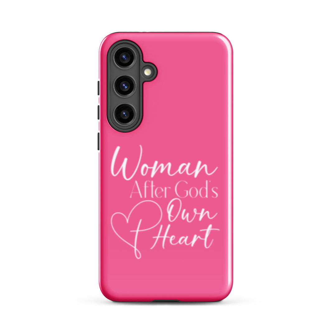 Christian Phone Case Woman After God's Heart for Samsung® Samsung® Phone Cases Glossy Samsung Galaxy S24 Plus 