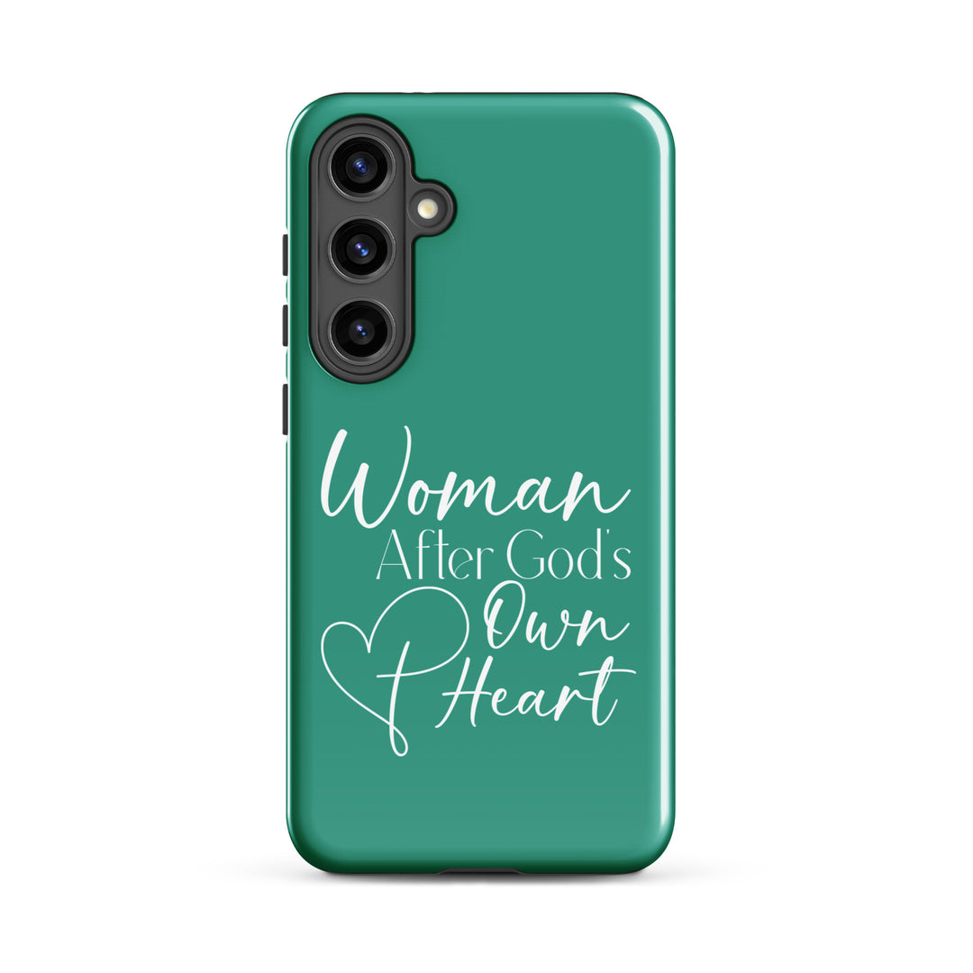 Christian Phone Case Woman After God's Heart for Samsung® Samsung® Phone Cases Glossy Samsung Galaxy S24 Plus 