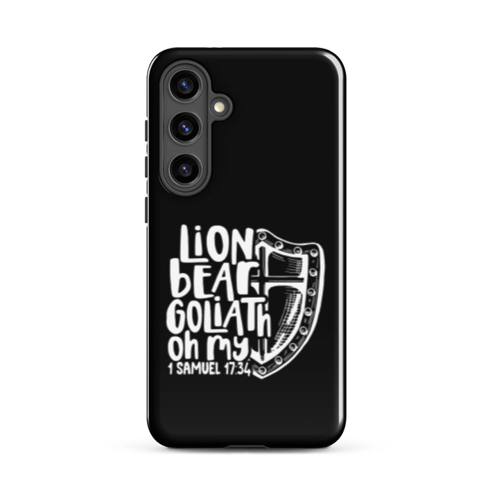 Christian Phone Case Lion Bear Goliath Oh My for Samsung® Samsung® Phone Cases Glossy Samsung Galaxy S24 Plus 