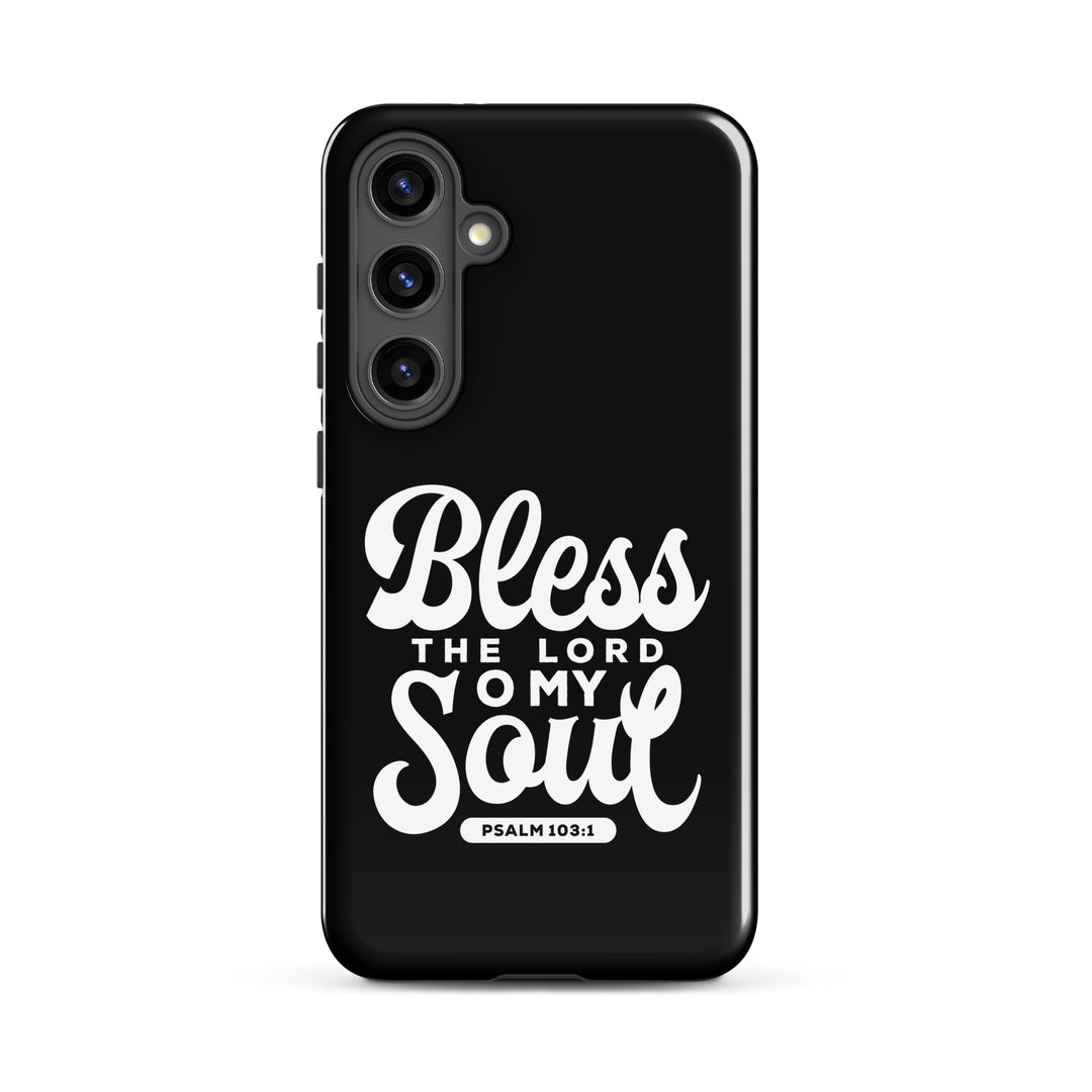 Christian Phone Case Bless The Lord for Samsung® Samsung® Phone Cases Glossy Samsung Galaxy S24 Plus 