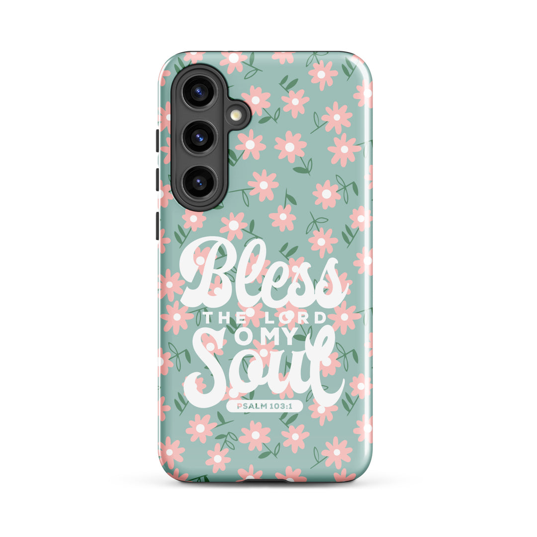 Christian Phone Case Bless The Lord Daisy for Samsung® Samsung® Phone Cases Glossy Samsung Galaxy S24 Plus 