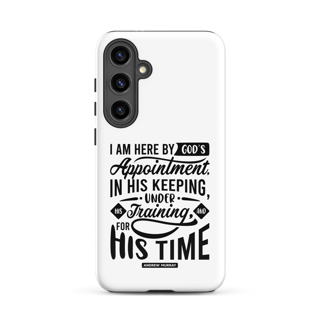 Christian Phone Case His Time White for Samsung® Samsung® Phone Cases Glossy Samsung Galaxy S24 Plus 