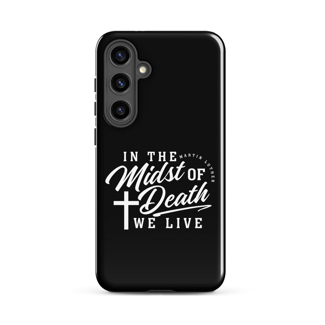 Christian Phone Case Midst of Death Black for Samsung® Samsung® Phone Cases Glossy Samsung Galaxy S24 Plus 