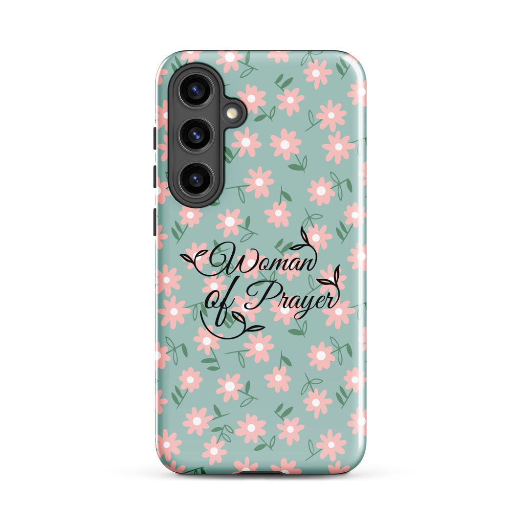 Christian Phone Case Woman of Prayer Daisy for Samsung® Samsung® Phone Cases Glossy Samsung Galaxy S24 Plus 