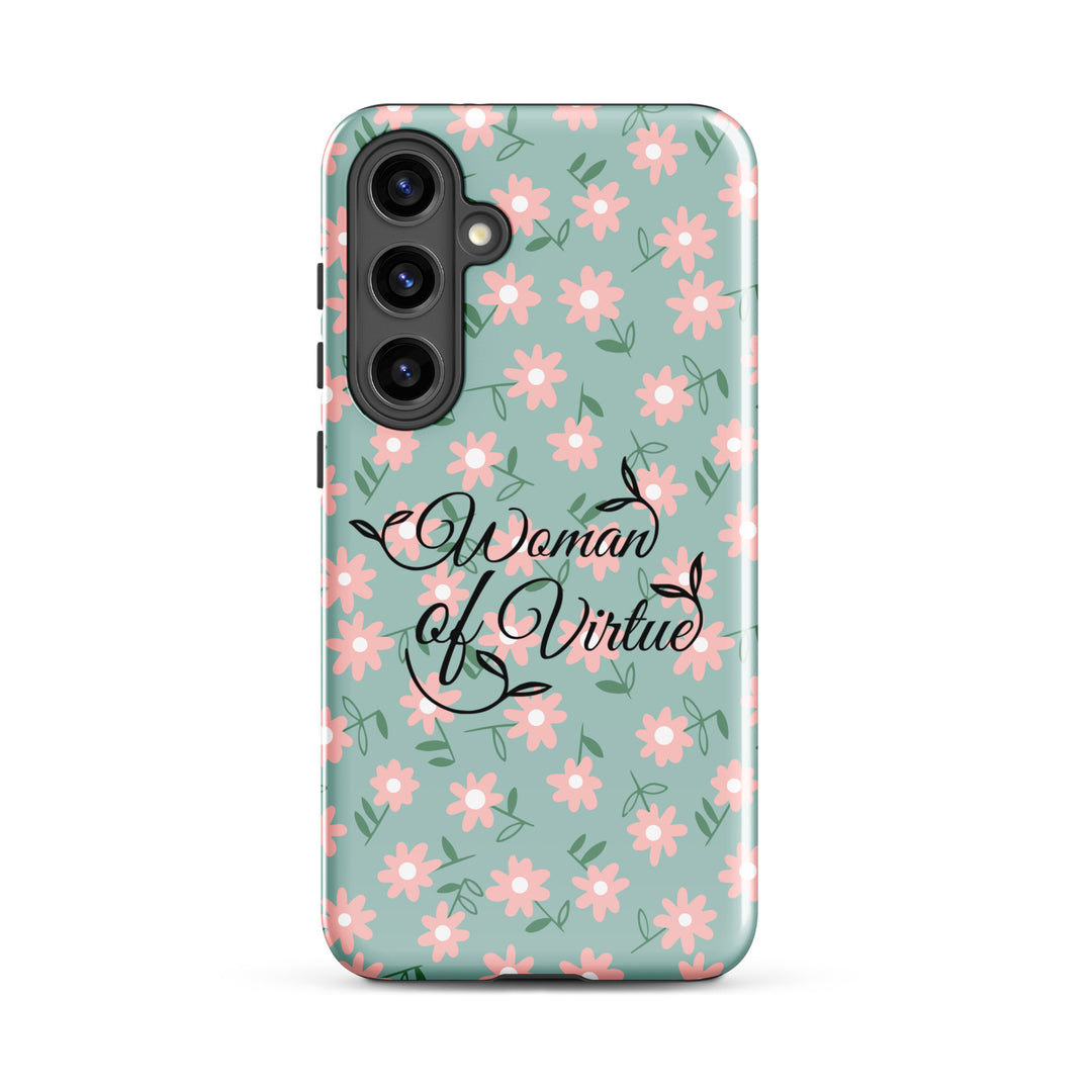 Christian Phone Case Woman of Virtue Daisy for Samsung® Samsung® Phone Cases Glossy Samsung Galaxy S24 Plus 