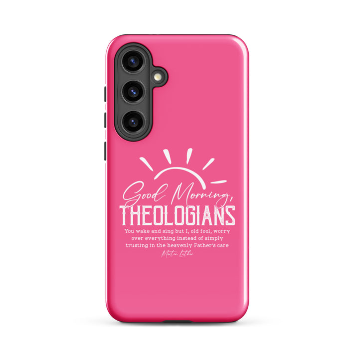 Christian Phone Case Luther's Theologians Pink for Samsung® Samsung® Phone Cases Glossy Samsung Galaxy S24 Plus 